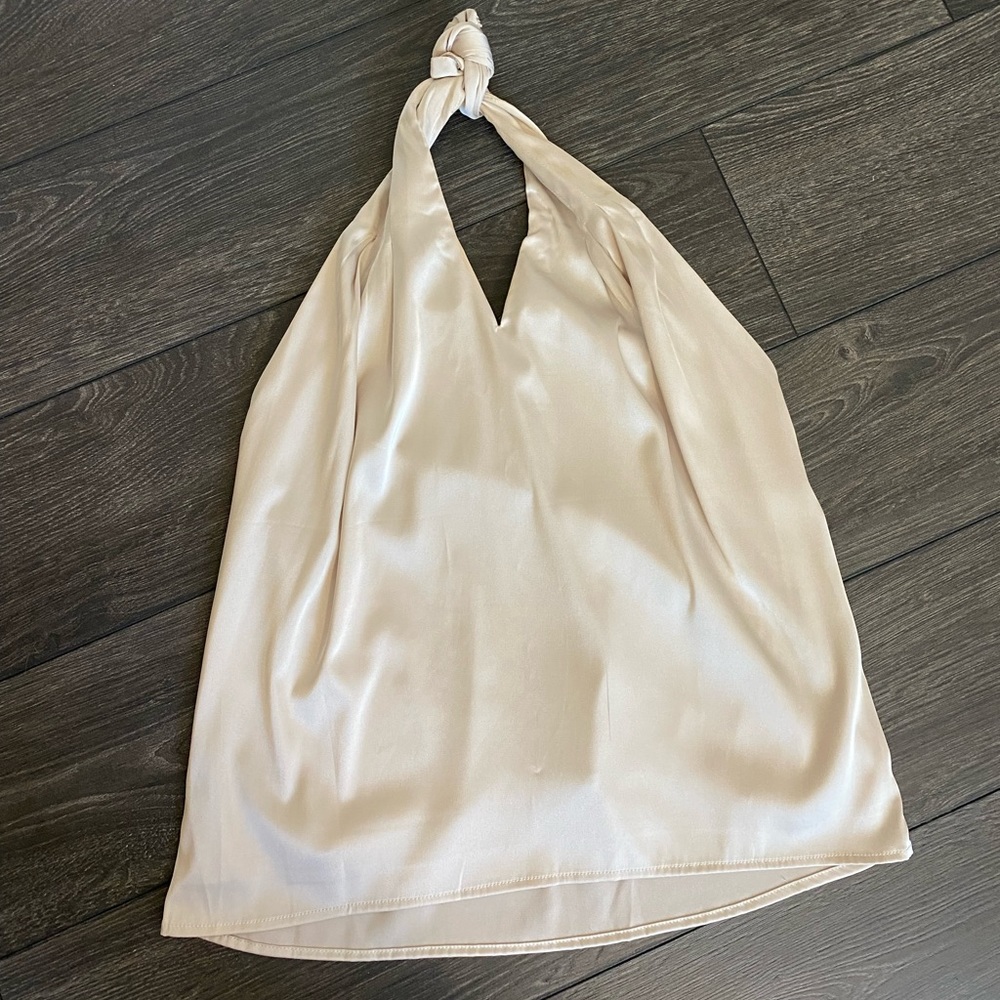 SUPERDOWN womens silky camisol white size small